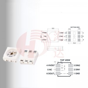 HD8808 WS2815 led chip UCS1903