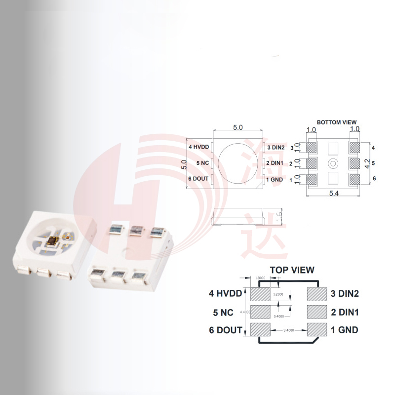 HD8808 WS2815 led chip UCS1903