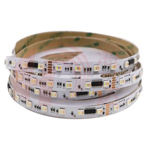 DMX512 RGBWW Pixel LED Strip UCS512 5in1 RGBCCT 60leds/m dc24V 10pixels 12mm PCB