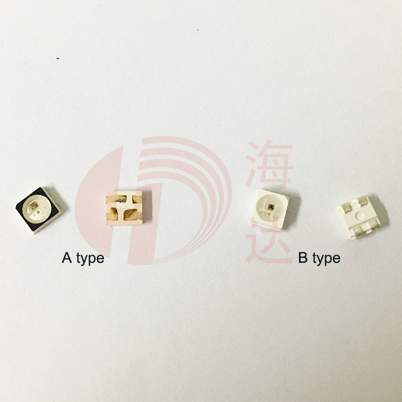 SK6812 3535 LED Chip mini HD6812 WS2812B 3535 components black white face 4feet